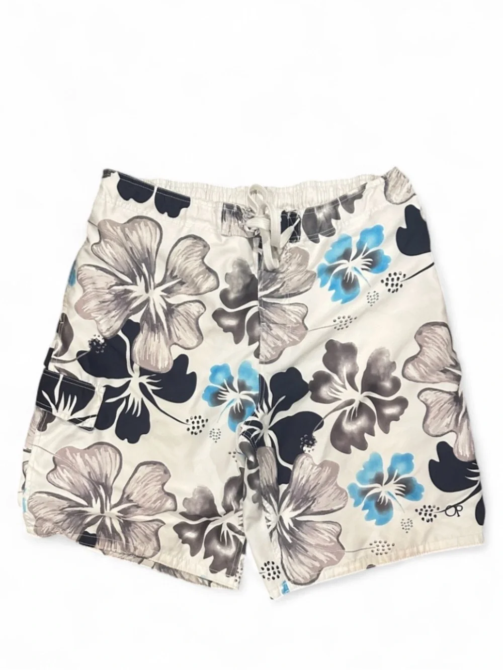 Y2K Vintage OP 9.5-in. Inseam Floral Board Shorts Size Men’s XL (40-42” Waist)